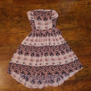 Forever 21 Strapless Mini Dress